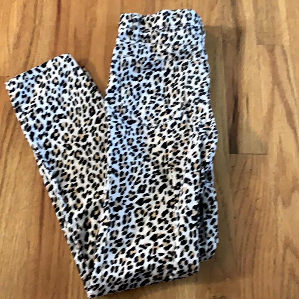 Children’s Place size 10 cheetah waist adjustable pants - Picture 2 of 7